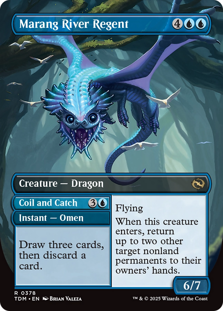 Marang River Regent (Borderless) (TDM-378) - Tarkir: Dragonstorm