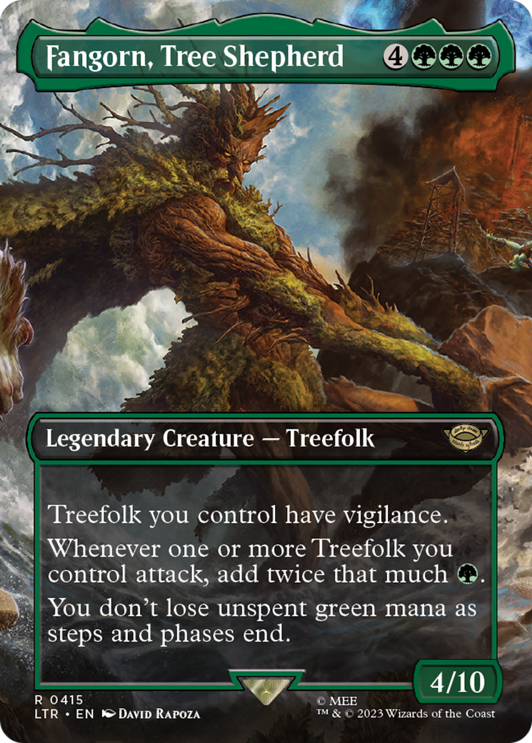 Fangorn, Tree Shepherd (Borderless) (LTR-415) - The Lord of the Rings: Tales of Middle-earth