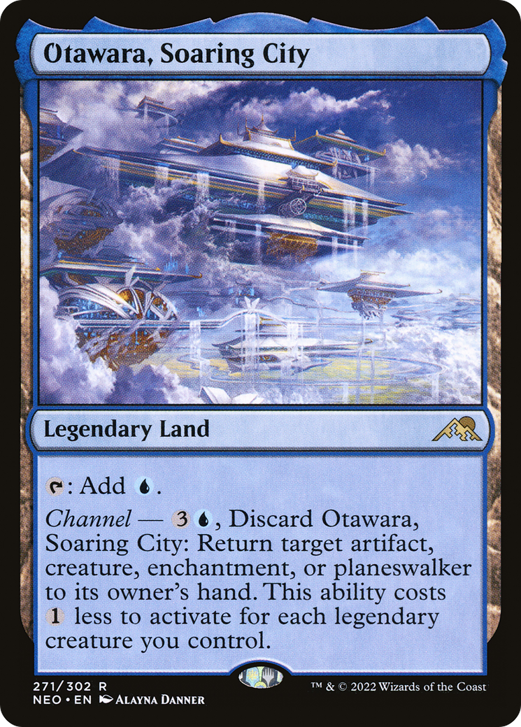 Otawara, Soaring City (NEO-271) - Kamigawa: Neon Dynasty Foil