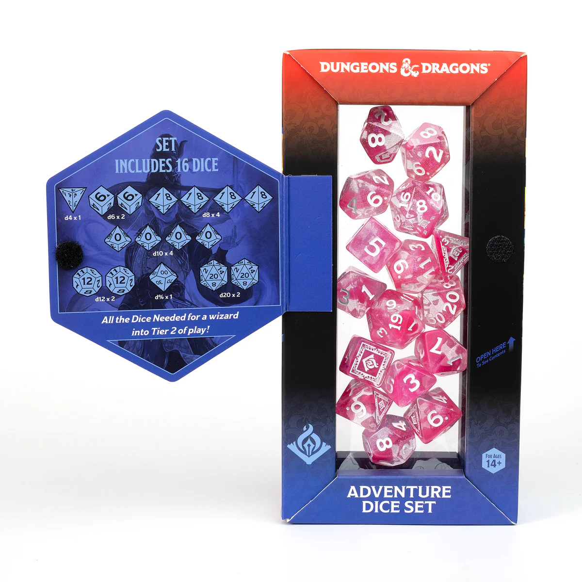 D&D Adventure Dice: Wizard Fuchsia