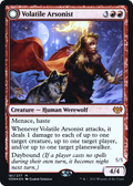 Volatile Arsonist (PRE-181) - Innistrad: Crimson Vow Promos: (Double Faced Transform) Foil