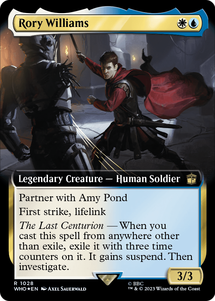 Rory Williams (Extended Art) (Surge Foil) (WHO-1028) - Doctor Who: (Extended Art) Foil
