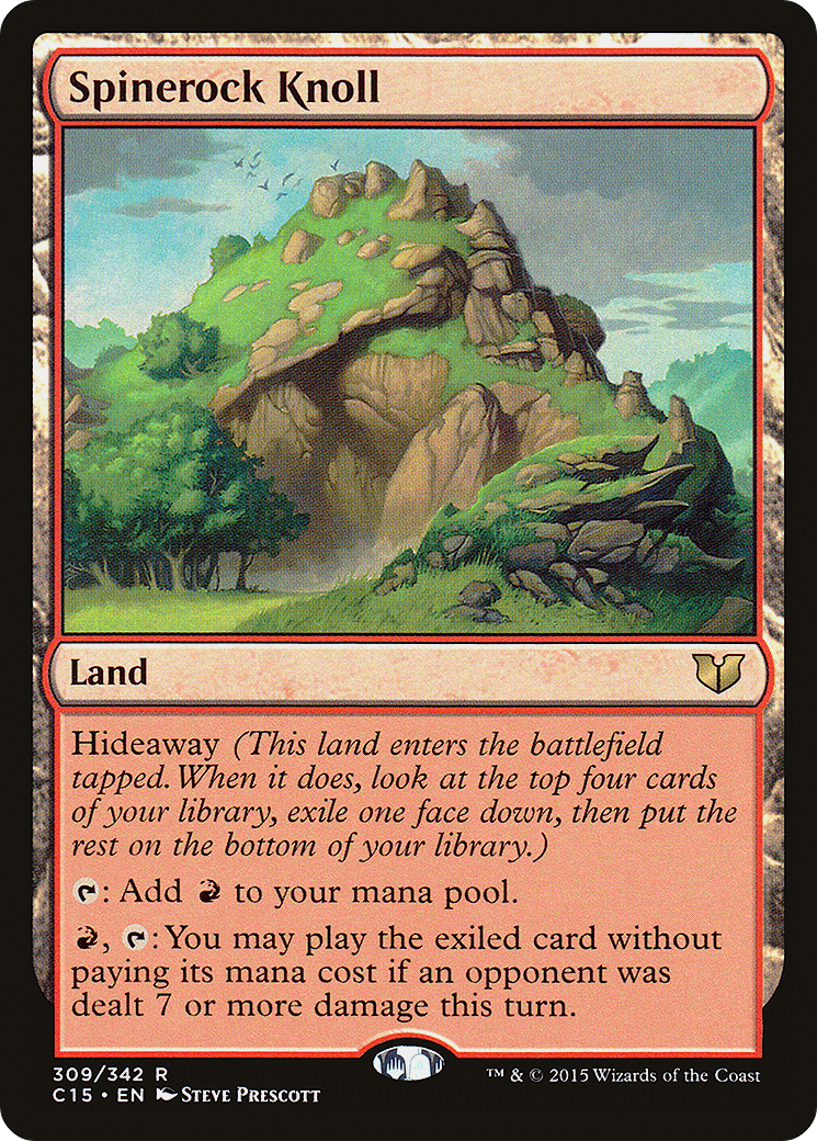 Spinerock Knoll (C15-309) - Commander 2015
