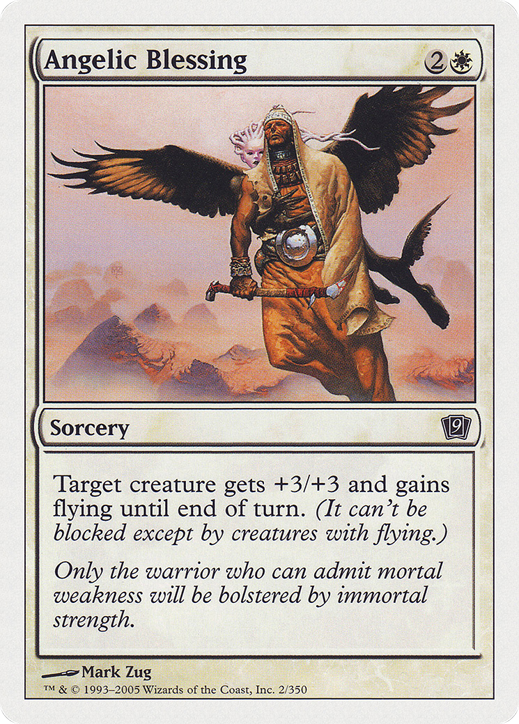 Angelic Blessing (9ED-002) - 9th Edition Foil