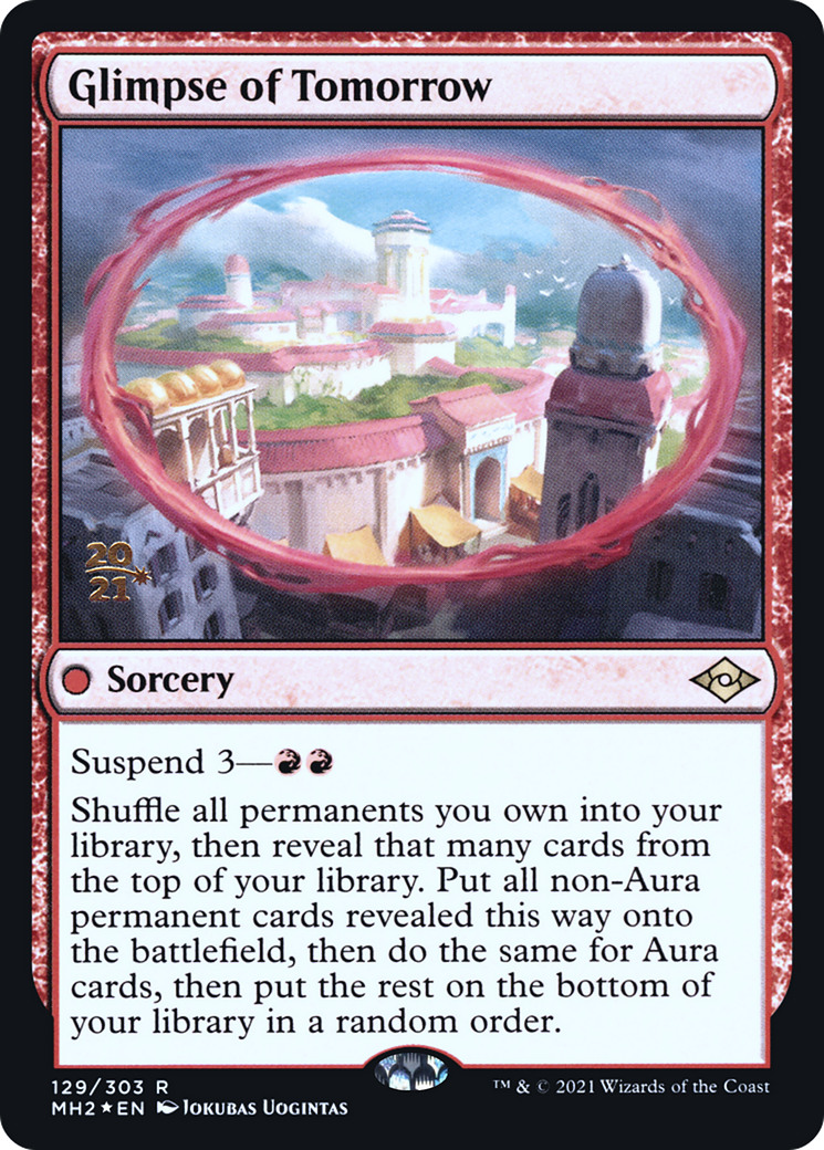 Glimpse of Tomorrow (PRE-129S) - Modern Horizons 2 Promos Foil