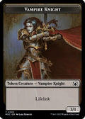 Vampire Knight // Soldier Double-sided Token (MOC-20 // 8) - Commander: March of the Machine