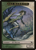Elf Warrior Token (12) (SHM-012) - Shadowmoor Tokens