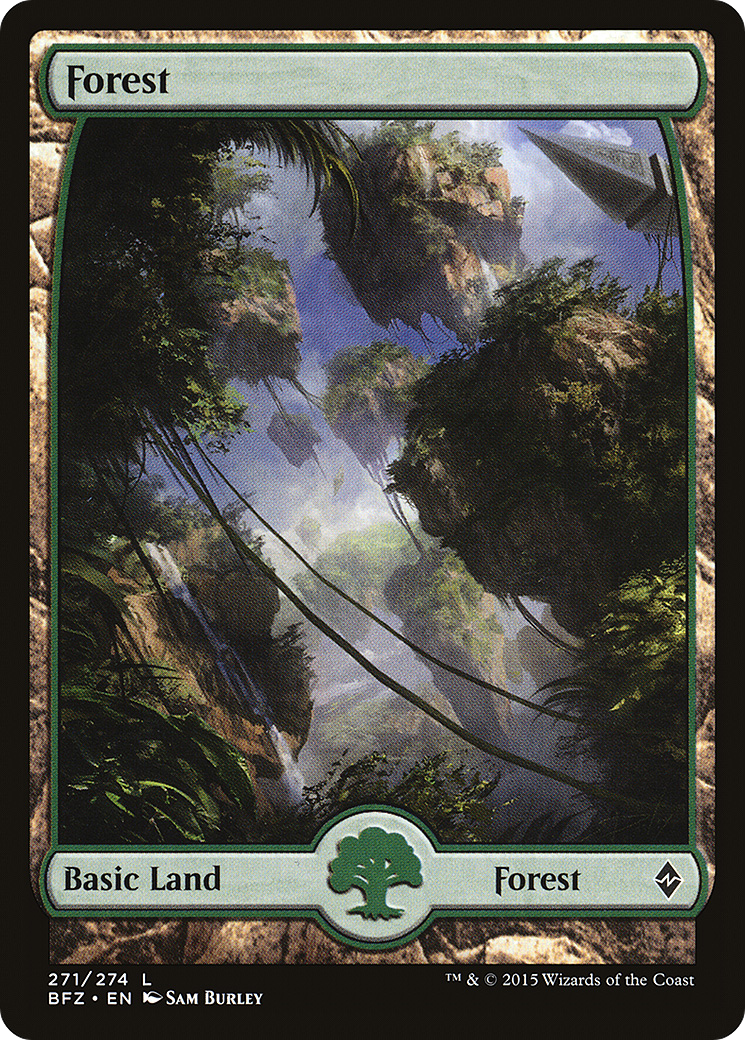 Forest (271) - Full Art (BFZ-271) - Battle for Zendikar