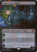 Karn, Living Legacy (Borderless) (DMU-372) - Dominaria United