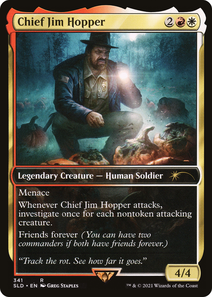 Chief Jim Hopper (SLD-341) - Secret Lair Drop / Chief Jim Hopper Foil