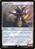 Reaver Titan (Surge Foil) (40K-163) - Warhammer 40,000 Commander Foil