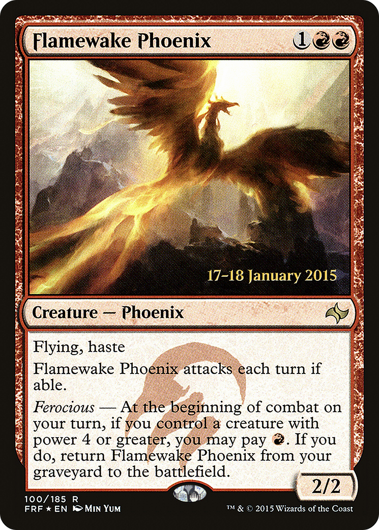 Flamewake Phoenix (PRE-100S) - Fate Reforged Promos Foil