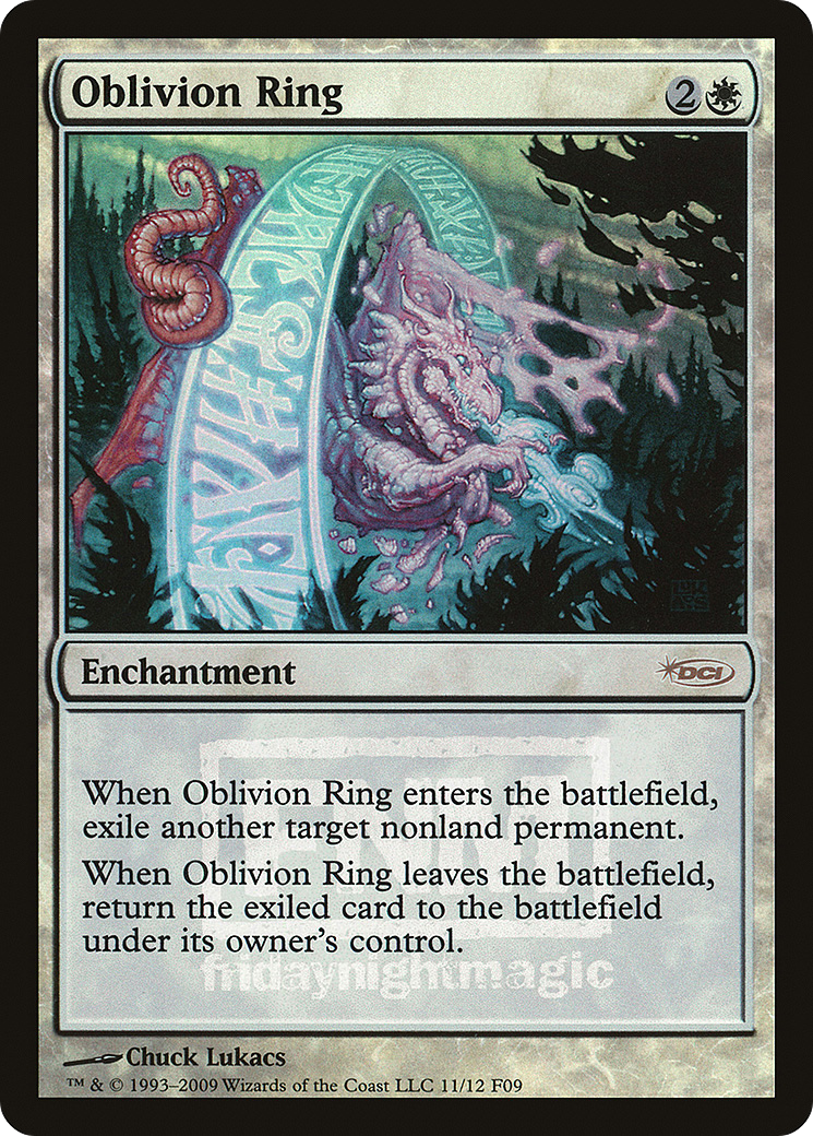 Oblivion Ring (FNM-) - Friday Night Magic 2009 Foil