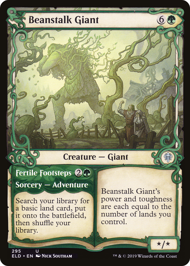 Beanstalk Giant (Showcase) (ELD-295) - Throne of Eldraine: (Showcase) Foil