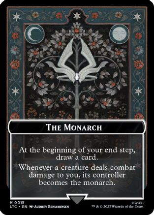 The Monarch // Treasure Double-Sided Token (LTC-15 // 12) - Commander: The Lord of the Rings: Tales of Middle-earth