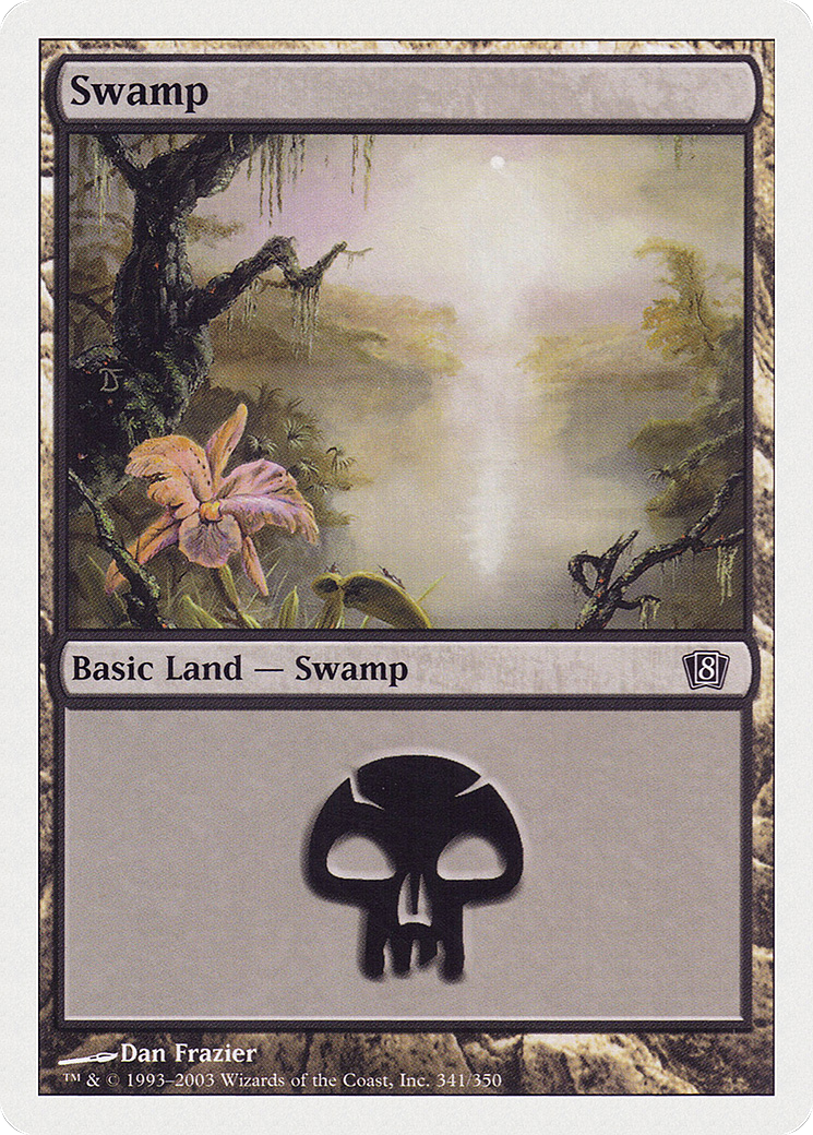 Swamp (341) (8ED-341) - 8th Edition Foil