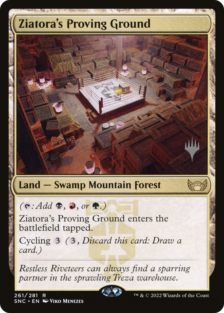 Ziatora's Proving Ground (PPSNC-261) - Streets of New Capenna Promos Foil