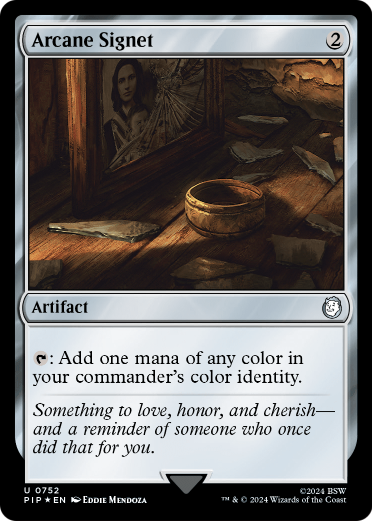 Arcane Signet (Surge Foil) (PIP-752) - Fallout Foil