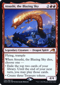 Atsushi, the Blazing Sky (PRE-134) - Kamigawa: Neon Dynasty Promos Foil