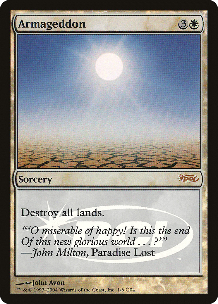 Armageddon (JDG-001) - Judge Gift Cards 2004 Foil