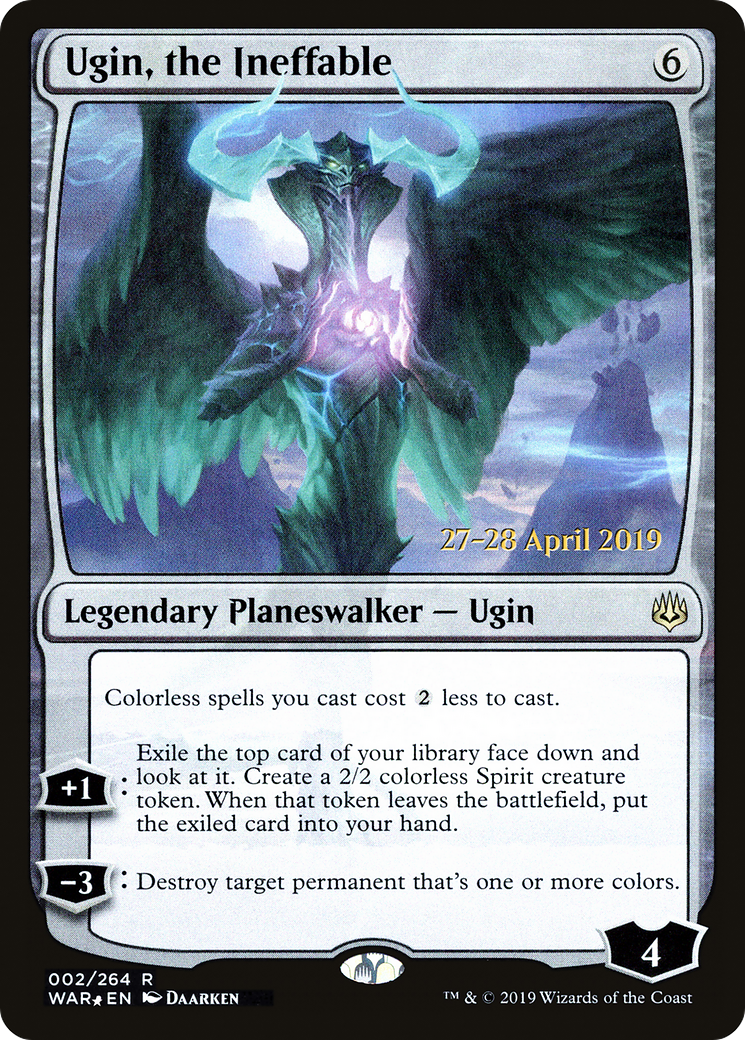 Ugin, the Ineffable (PRE-02S) - War of the Spark Promos Foil
