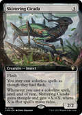 Skittering Cicada (Extended Art) (CMM-750) - Commander Masters: (Extended Art) Foil
