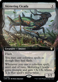 Skittering Cicada (Extended Art) (CMM-750) - Commander Masters: (Extended Art)