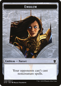 Emblem - Narset Transcendent (DTK-008) - Dragons of Tarkir Tokens