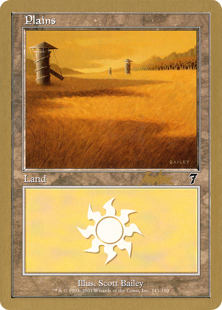 Plains (341) - 2002 Brian Kibler (7ED) (WCD-BK341) - World Championship Decks 2002