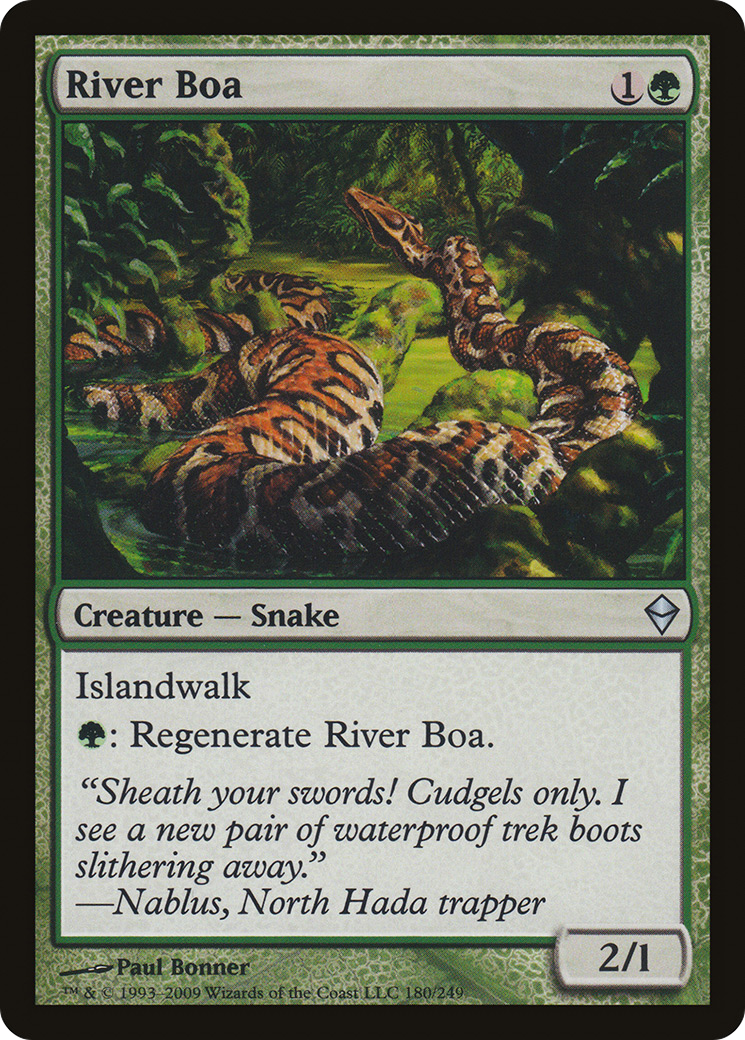 River Boa (ZEN-180) - Zendikar