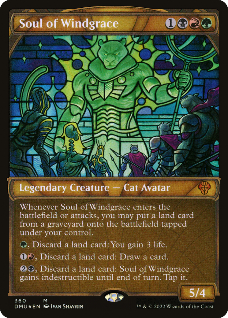 Soul of Windgrace (Textured Foil) (DMU-360) - Dominaria United: (Showcase) Foil
