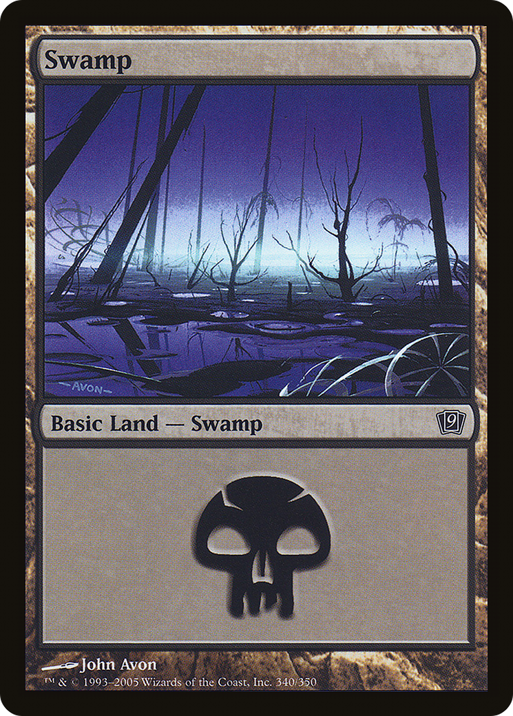 Swamp (340) (9ED-340) - 9th Edition