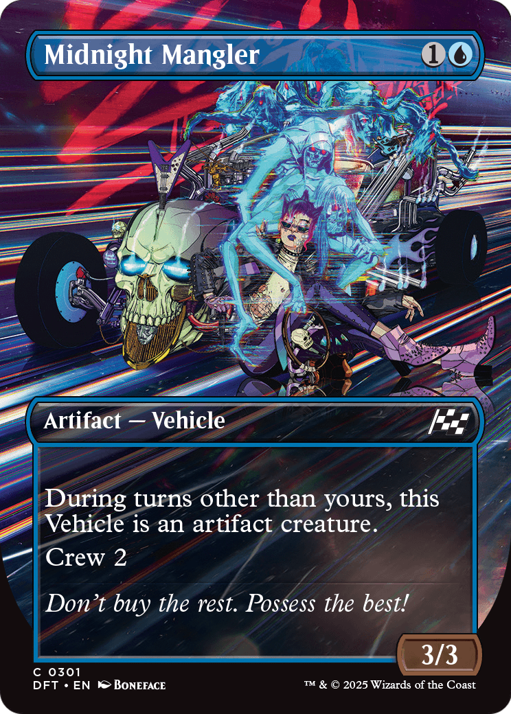 Midnight Mangler (Borderless) (DFT-301) - Aetherdrift