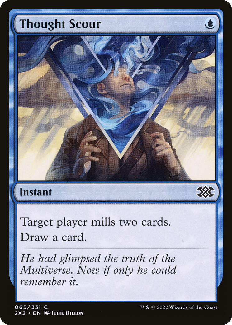 Thought Scour (2X2-065) - Double Masters 2022 Foil
