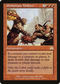 Gratuitous Violence (ONS-212) - Onslaught Foil