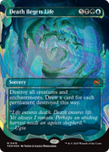 Death Begets Life (Showcase) (Halo Foil) (TDM-416) - Tarkir: Dragonstorm: (Showcase) Foil