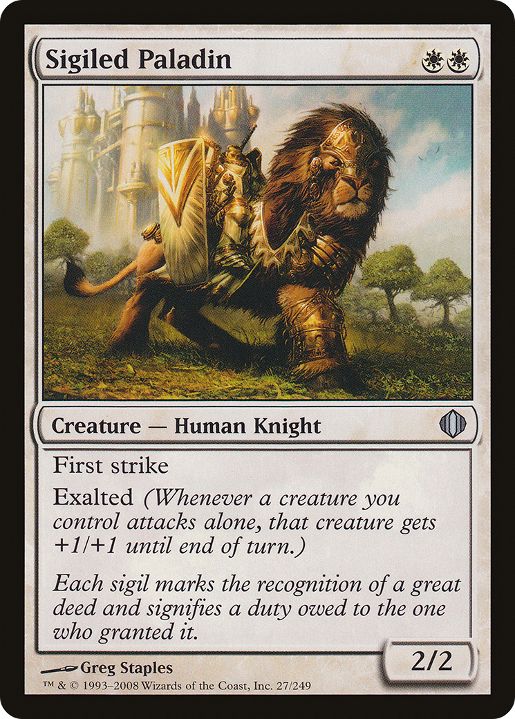Sigiled Paladin (ALA-027) - Shards of Alara