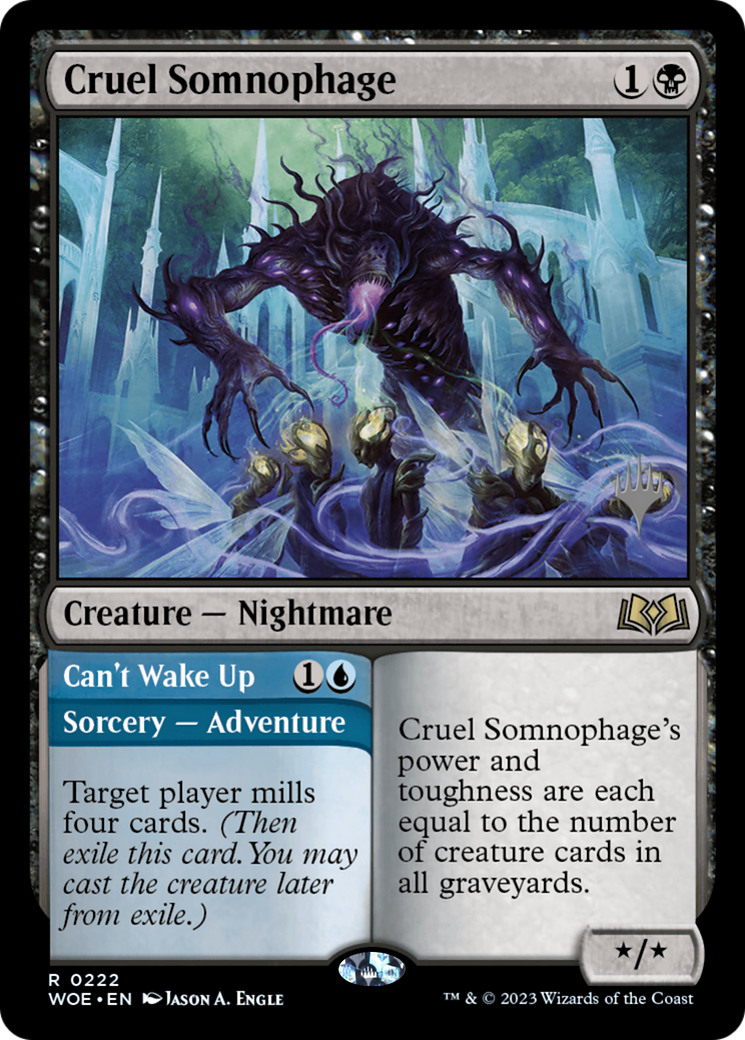 Cruel Somnophage (PPWOE-222) - Wilds of Eldraine Promos Foil