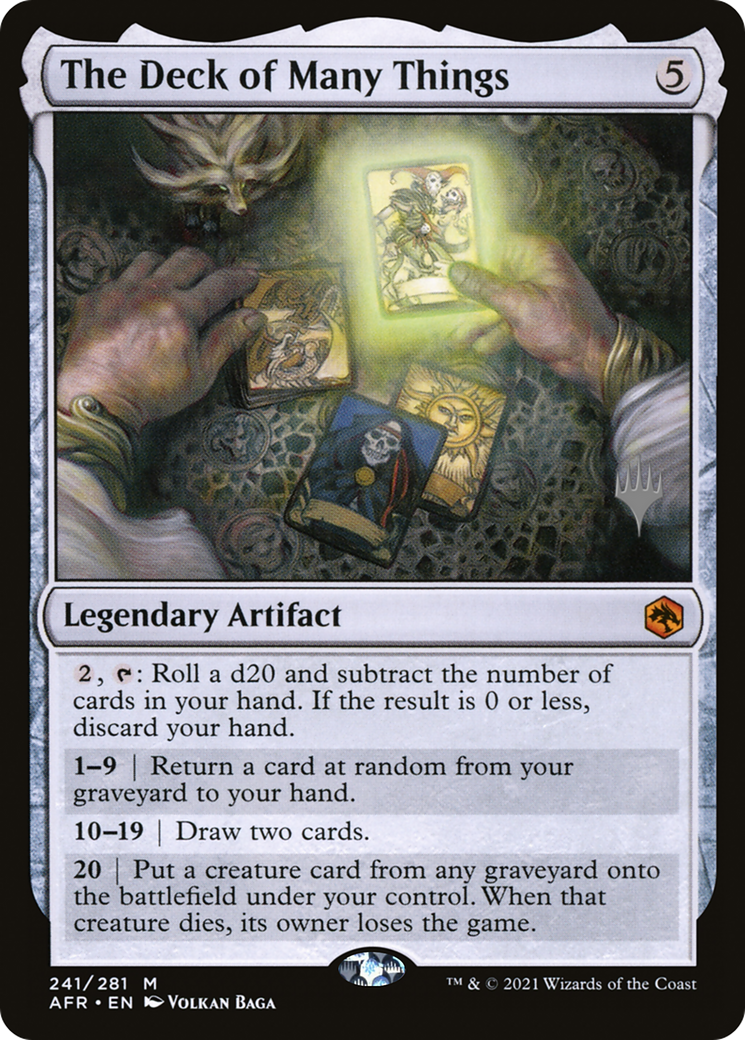 The Deck of Many Things (PPAFR-241) - Adventures in the Forgotten Realms Promos Foil