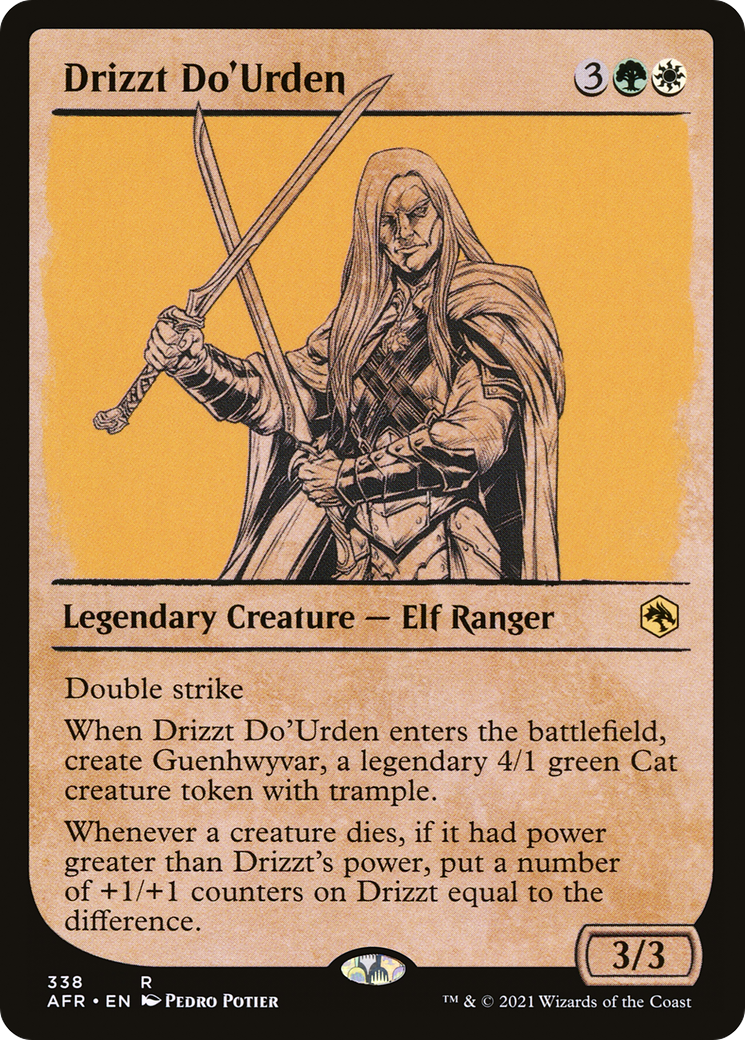Drizzt Do'Urden (Showcase) (AFR-338) - Adventures in the Forgotten Realms: (Showcase)