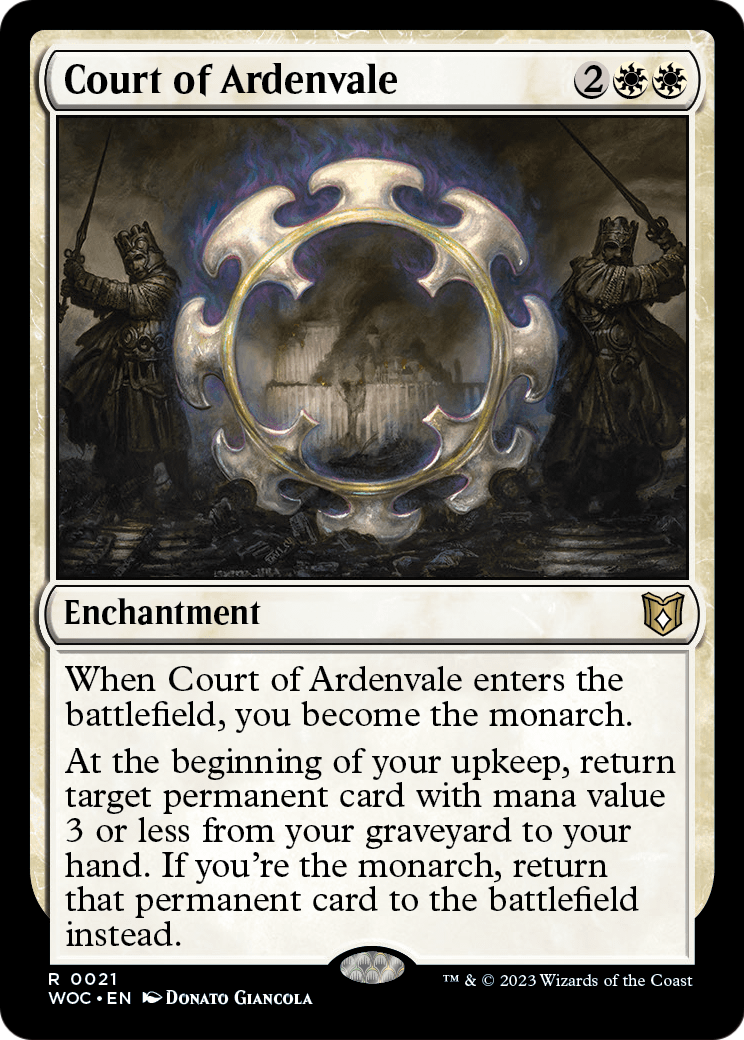 Court of Ardenvale (WOC-021) - Wilds of Eldraine Commander Foil