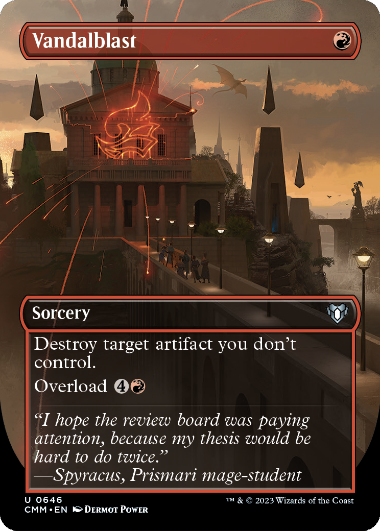 Vandalblast (Borderless) (CMM-646) - Commander Masters Foil