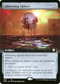 Glistening Sphere (Extended Art) (ONC-058) - Phyrexia: All Will Be One Commander: (Extended Art)