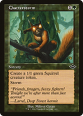 Chatterstorm (Retro Frame) (MH2-411) - Modern Horizons 2 Etched Foil