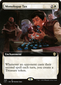 Monologue Tax (Extended Art) (C21-346) - Commander 2021: (Extended Art)