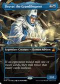 Bruvac the Grandiloquent (Anime Borderless) (RVR-418) - Ravnica Remastered Foil