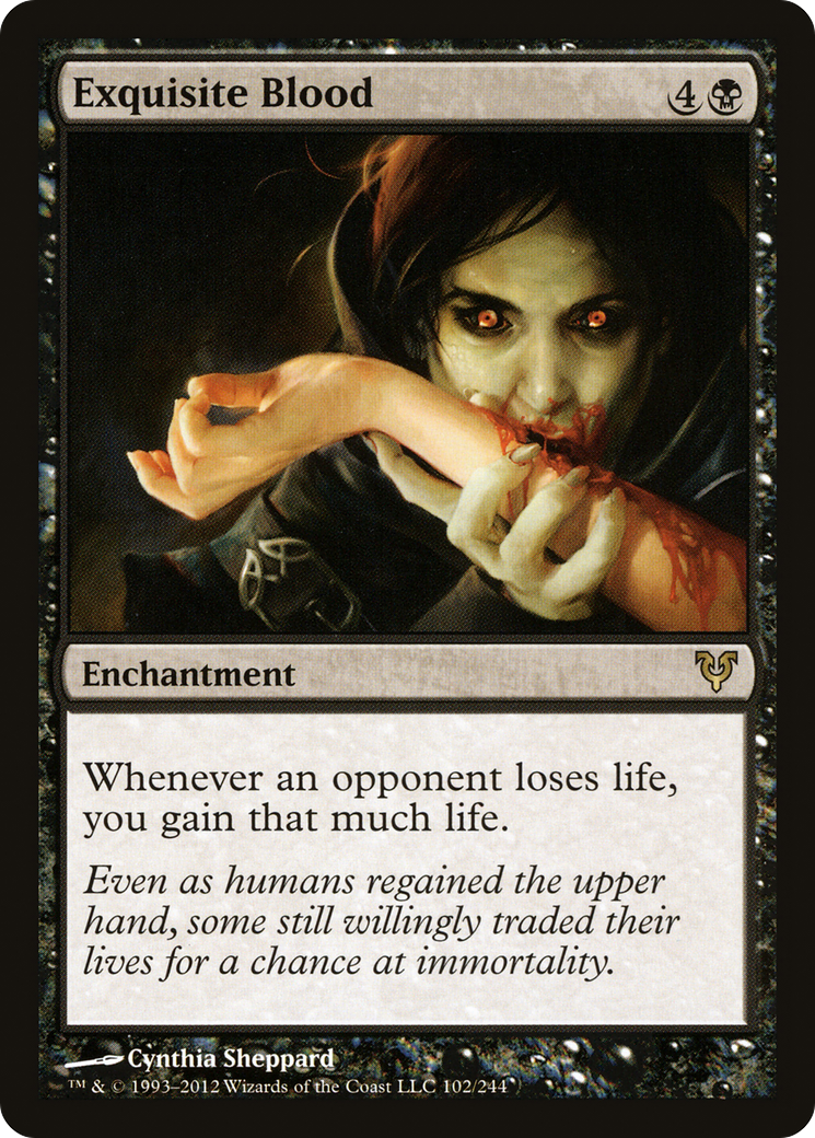Exquisite Blood (AVR-102) - Avacyn Restored Foil