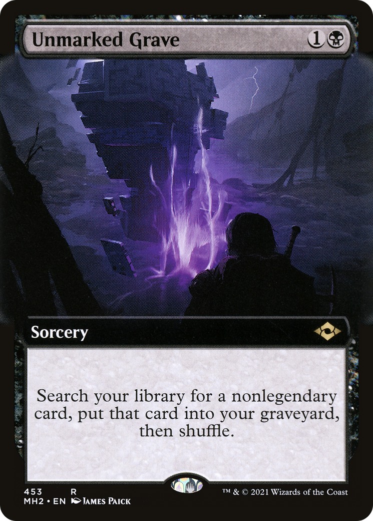 Unmarked Grave (Extended Art) (MH2-453) - Modern Horizons 2: (Extended Art)