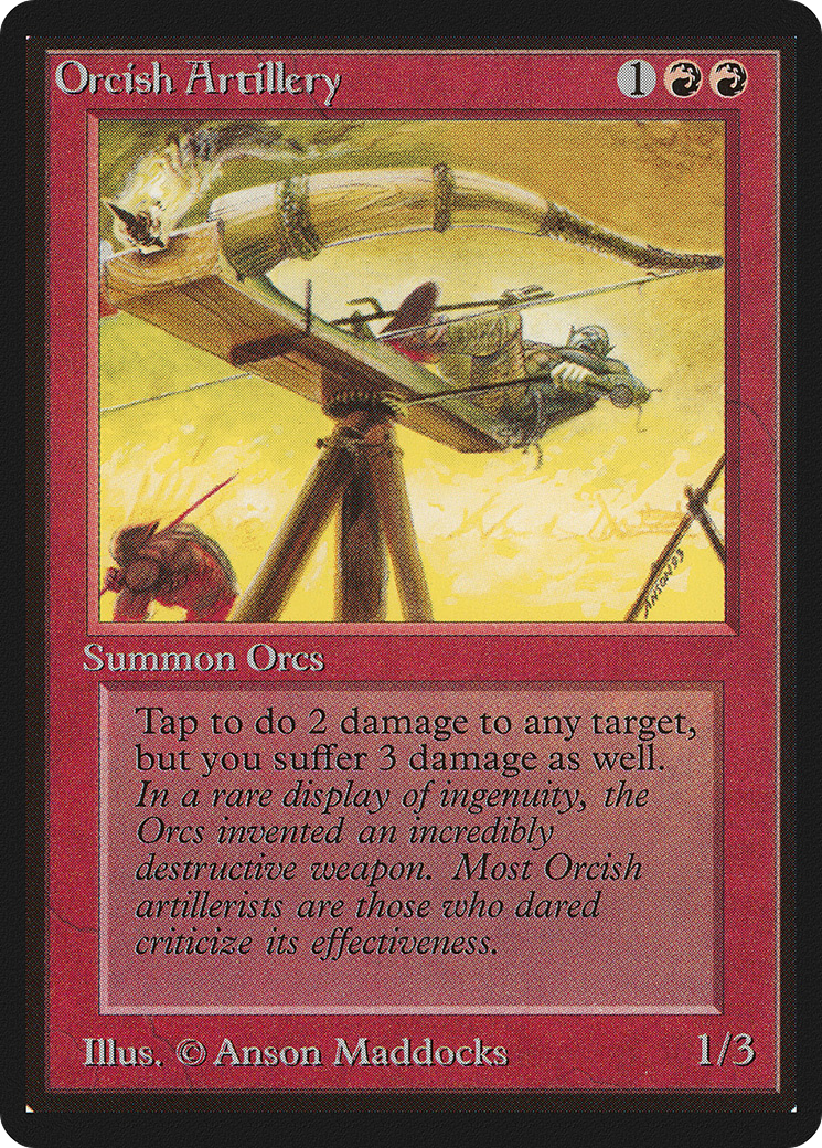 Orcish Artillery (LEB-) - Limited Edition Beta