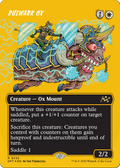 Bulwark Ox (Borderless) (First-Place Foil) (DFT-532) - Aetherdrift Foil